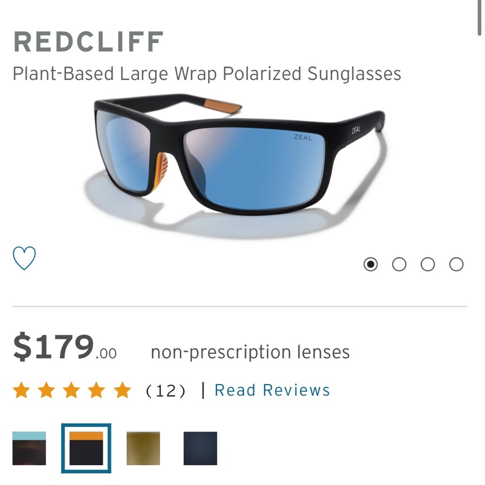 Redcliff Black and Blue Polarized Sunglasses